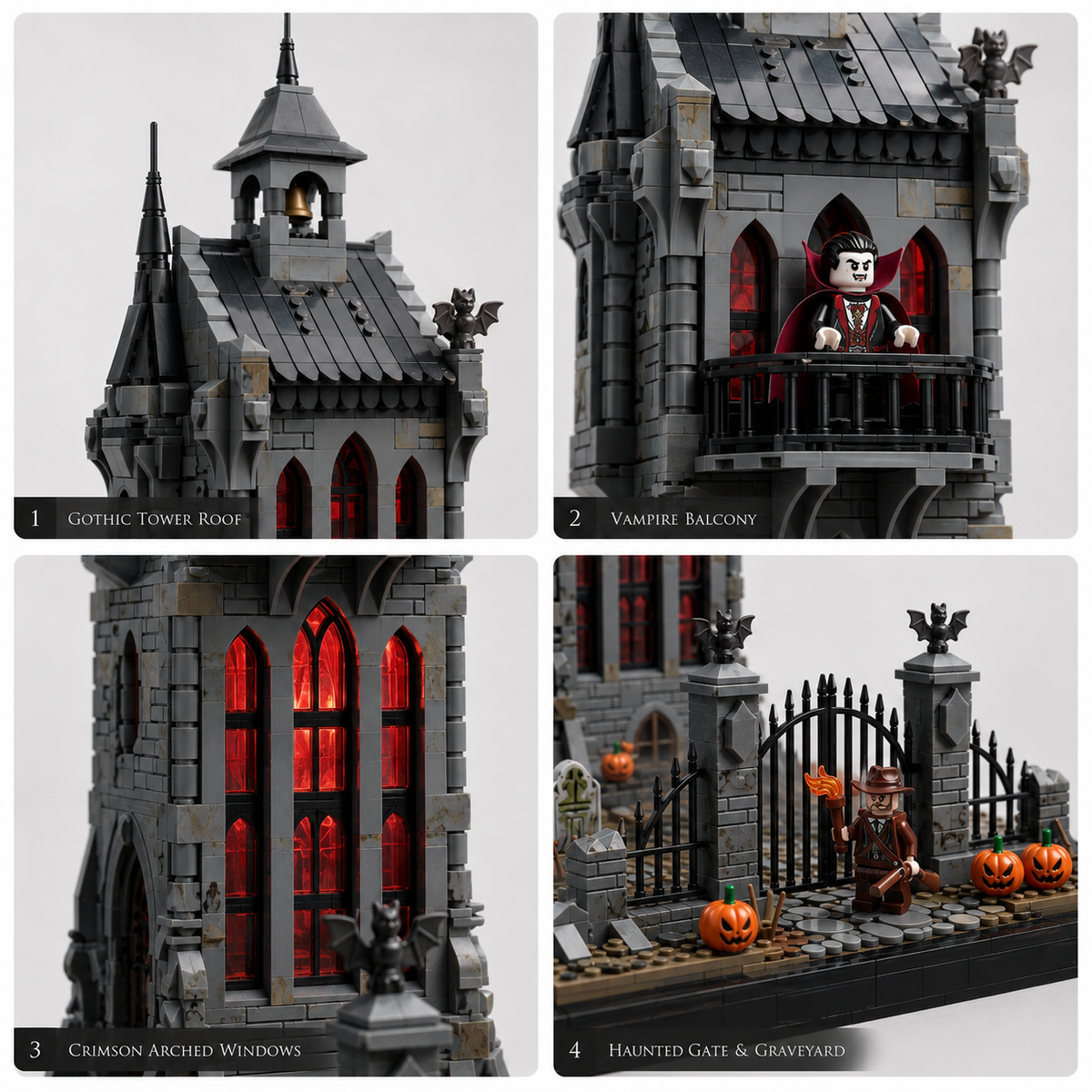 Vampire Bell Tower Gothic Building Set