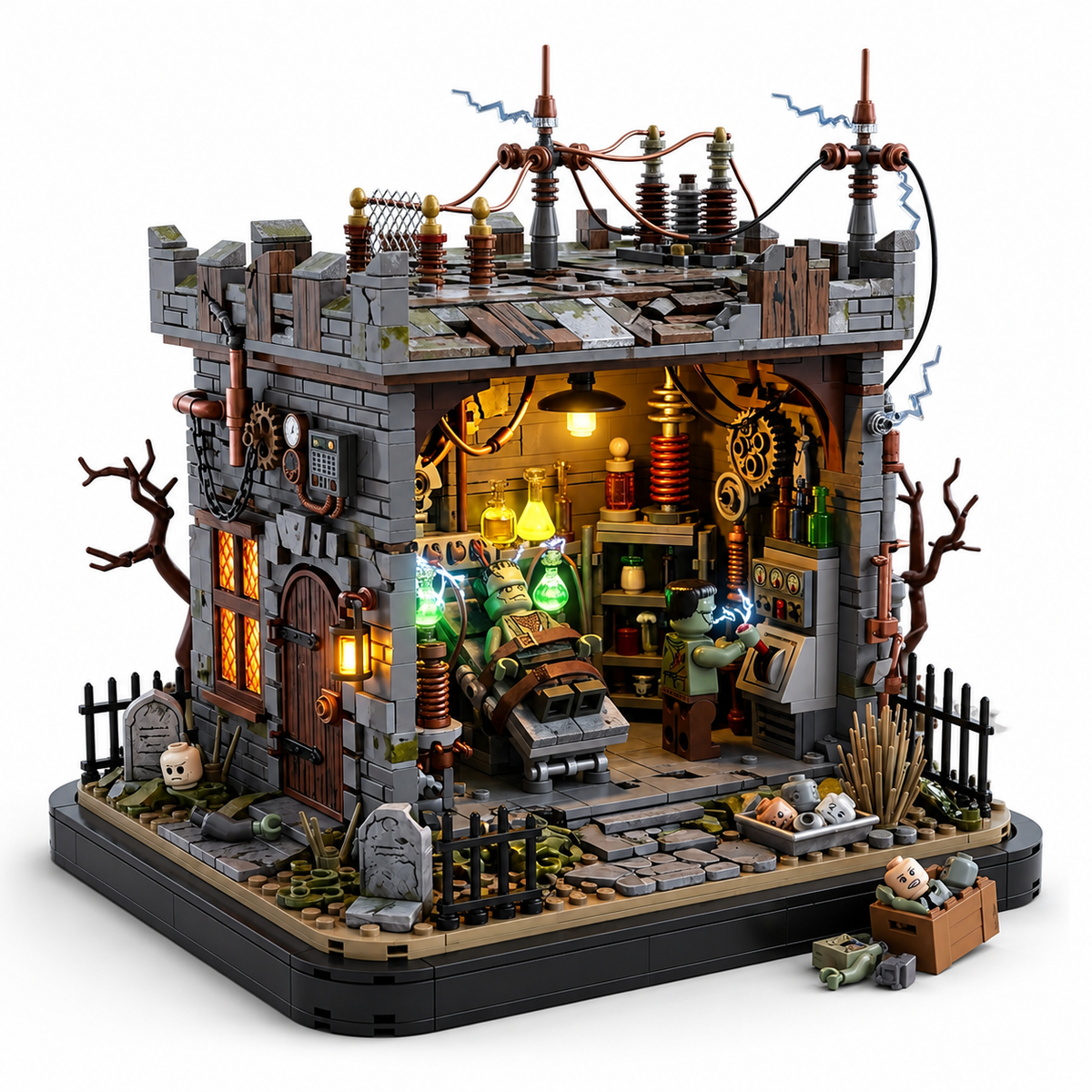 Midnight Monster Laboratory Building Set