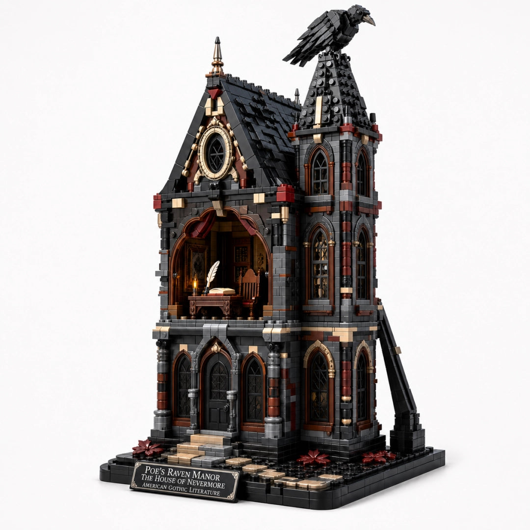 Poe’s Raven Manor — The House of Nevermore Collector Building Set