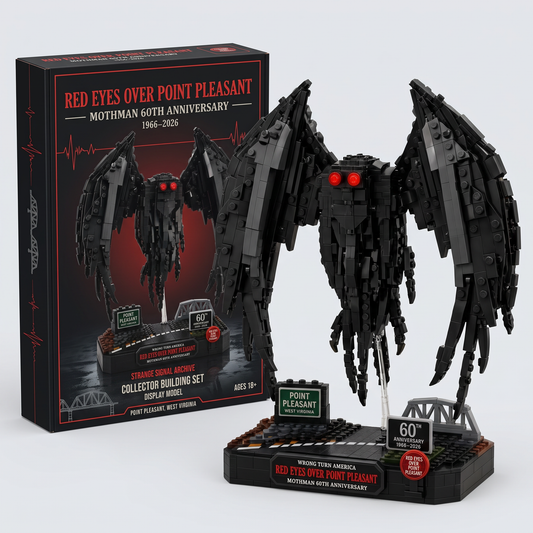 Mothman Red Eyes Over Point Pleasant — 60th Anniversary Collector Building Set