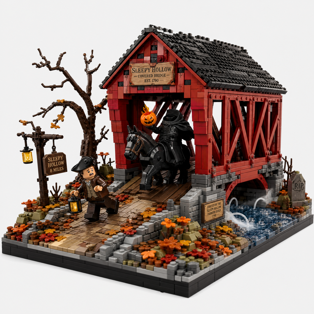 Sleepy Hollow Covered Bridge Collector Building Set
