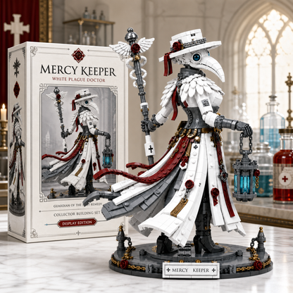 Mercy Keeper — White Plague Doctor Collector Building Set