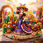 La Catrina Day of the Dead Building Set