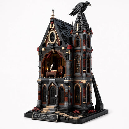 Poe’s Raven Manor — The House of Nevermore Collector Building Set