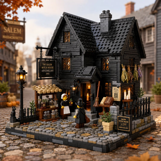 The Salem Witch House Apothecary Collector Building Set