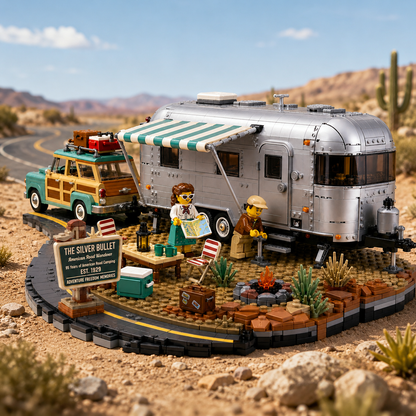 The Silver Bullet American Road Wanderer Collector Building Set