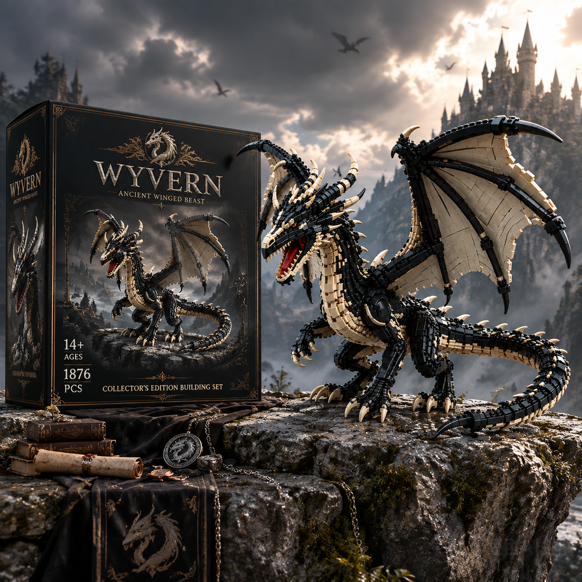 Black Dragon — Ancient Shadow Wyvern Collector’s Edition Building Set