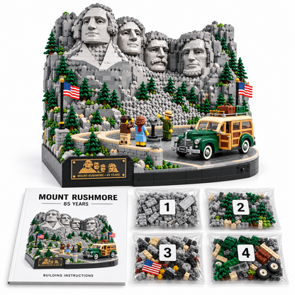 Mount Rushmore 85 Years National Landmark Collector Building Set