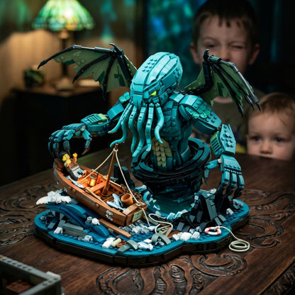 Lovecraftian Sea Monster Diorama Display Set