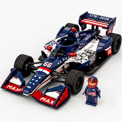Freedom 250 #66 American Anniversary Open-Wheel Racing Car Building Set