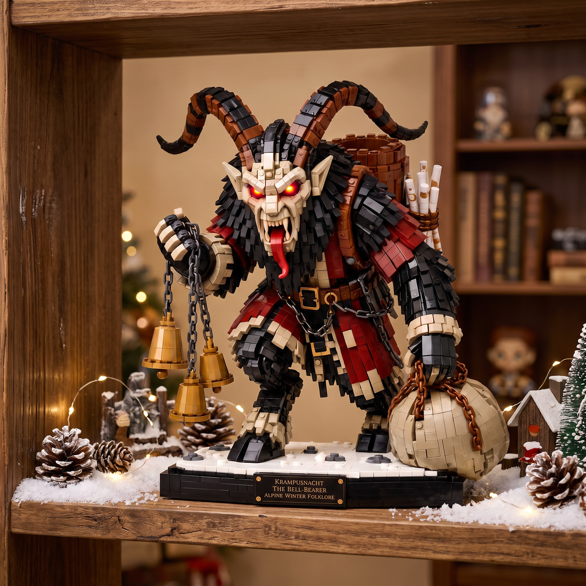 Krampusnacht The Bell-Bearer — Alpine Winter Folklore Collector Building Set