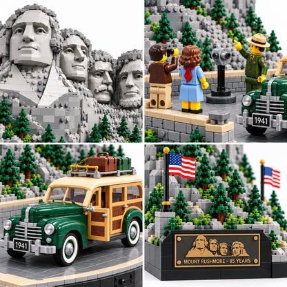 Mount Rushmore 85 Years National Landmark Collector Building Set
