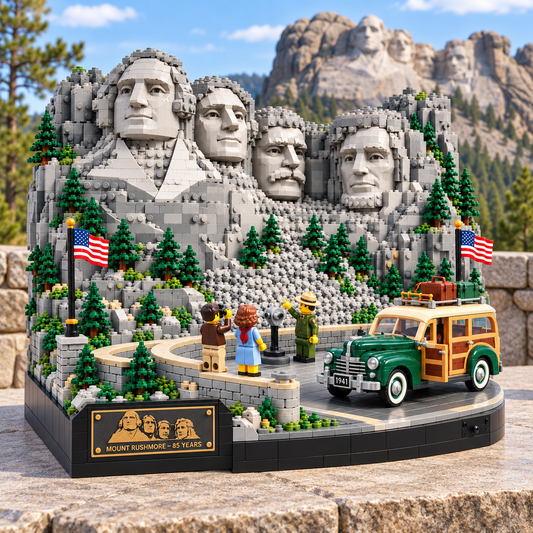 Mount Rushmore 85 Years National Landmark Collector Building Set