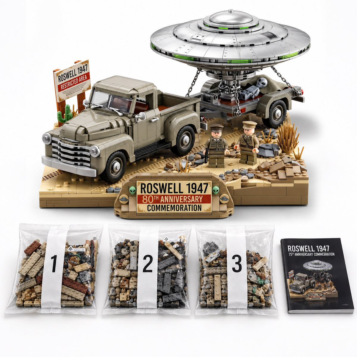Roswell 1947 UFO Incident Building Set