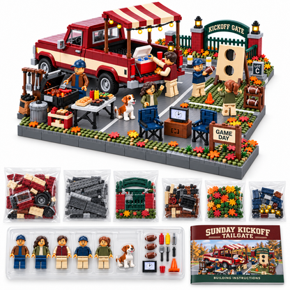 Sunday Kickoff Tailgate Building Set