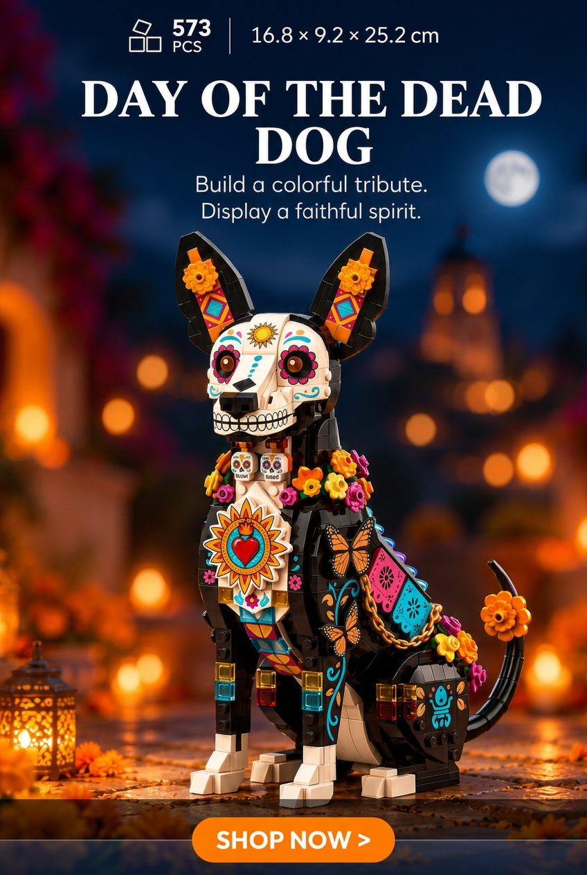 Day of the Dead Dog - Shop Now Banner