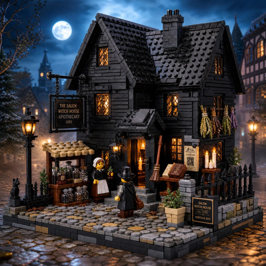 The Salem Witch House Apothecary Collector Building Set