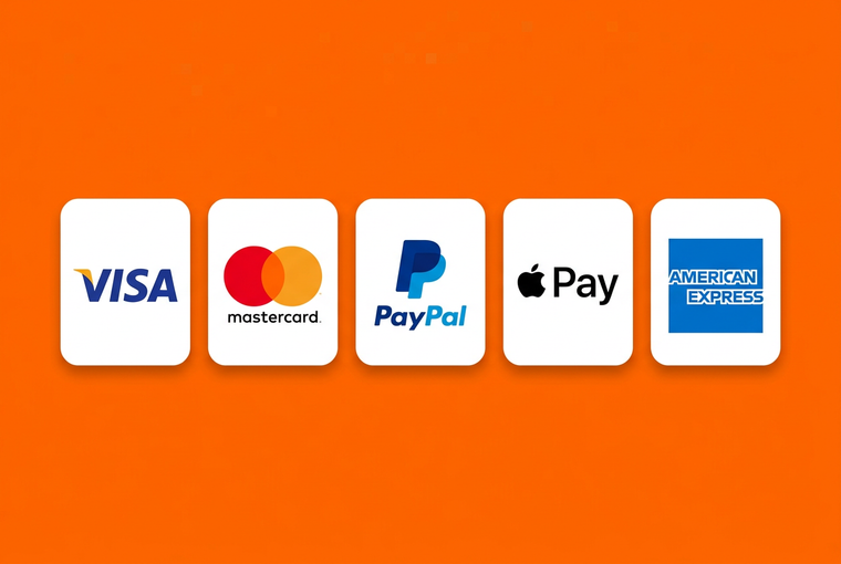 Payment Methods - Orange Background